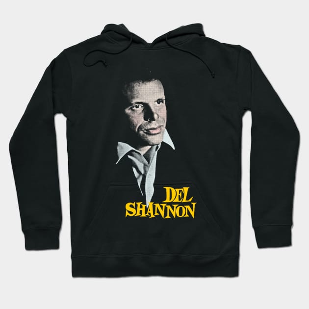 Del Shannon - Retro Design Hoodie by DankFutura